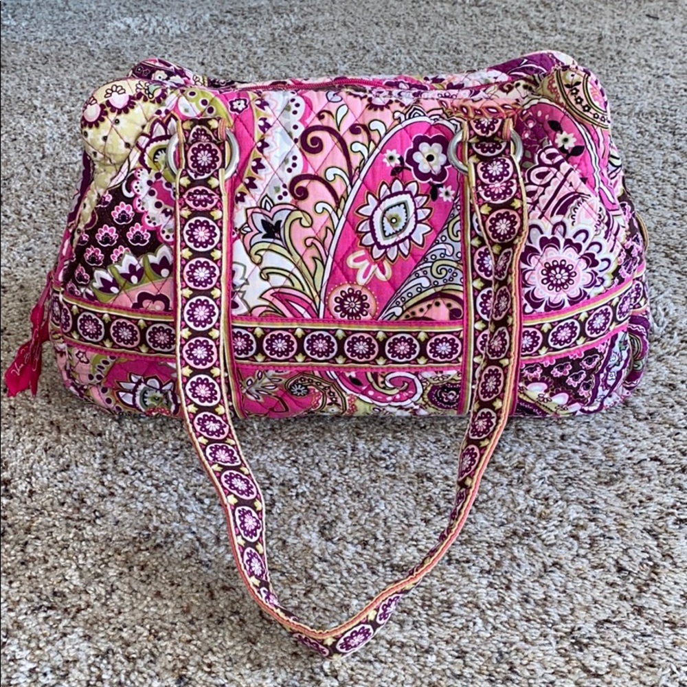 Vera Bradley Very Berry Paisley Print Purse